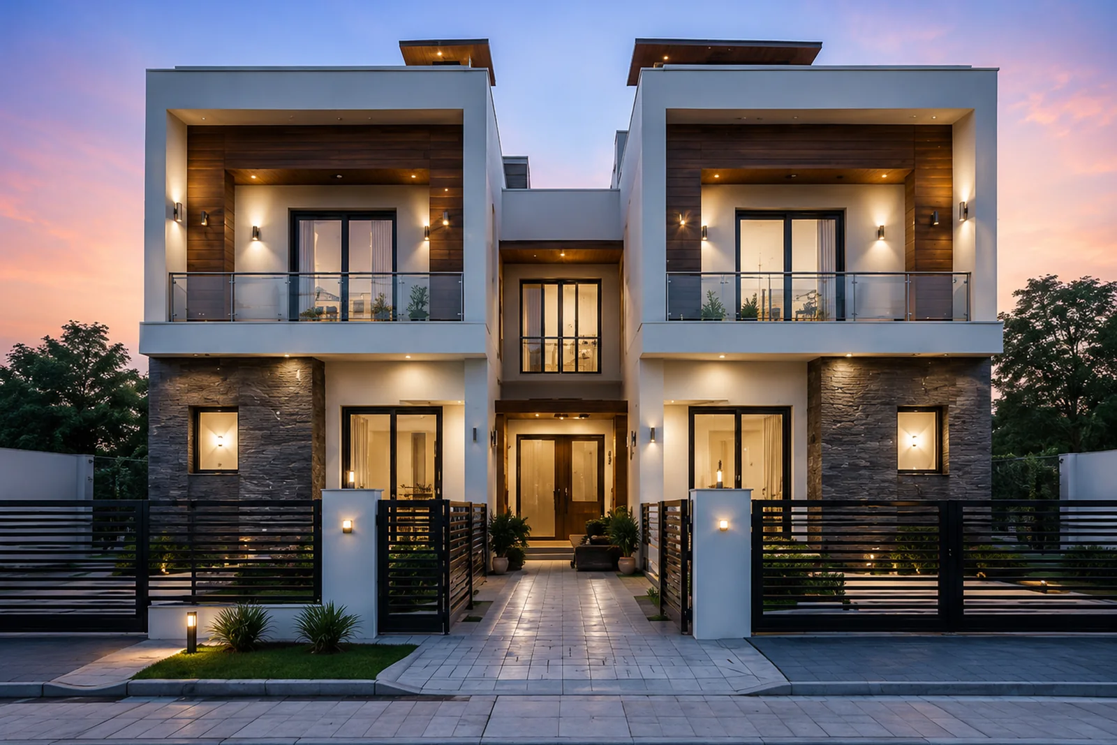 Modern Duplex Home